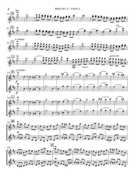 Waltz No. 2 - Violin 1 By Dmitri Shostakovich (1906-1975) - Digital Sheet Music For Orchestra ...