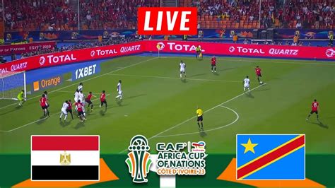 🔴[LIVE] Egypt vs DR Congo LIVE | CAF African Cup Of Nations 2024 ...