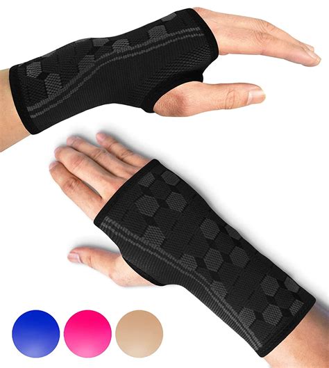 Sparthos Wrist Support Sleeves (Pair) – Medical Compression for Carpal ...