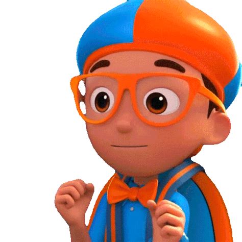 Eyes Widen Blippi Sticker - Eyes widen Blippi Blippi wonders - educational cartoons for kids ...