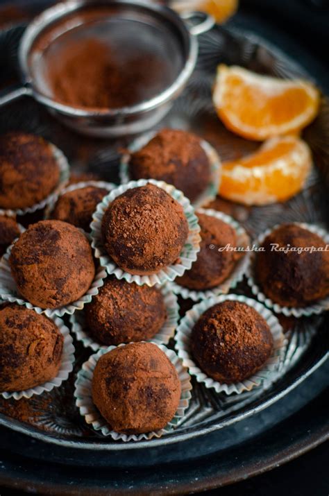 Chocolate Orange Truffles | No Bake Chocolate Truffles - Tomato Blues