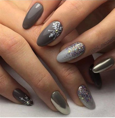 75+ Perfect Gel Nail Art Trend In Season | Elegant nails, Winter nail ...