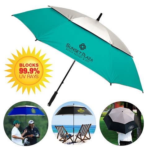 The Vented Hybrid UV Golf/Beach Umbrella