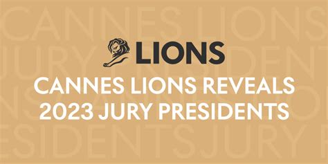 Cannes Lions Announces its 2023 Jury President Line-up