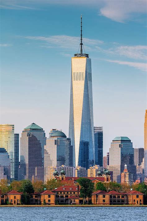 Nyc Skyline With Freedom Tower Digital Art by Antonino Bartuccio - Pixels