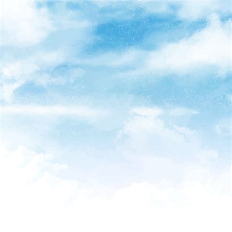 Blue Sky Watercolor Concept 6869181 Vector Art at Vecteezy