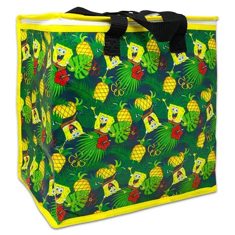 Beach Kids spongebob cooler bag set - bundle with insulated spongebob tote bag for picnics ...