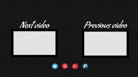 Youtube End Screen Template Premiere Pro