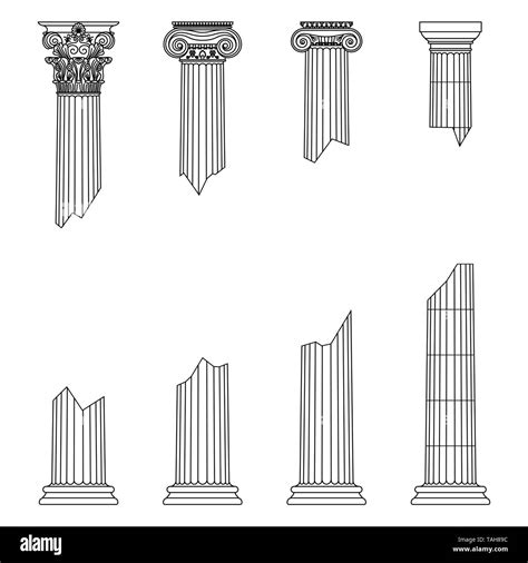 Corinthian architectural orders Stock Vector Images - Alamy