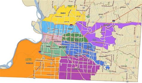 Memphis City Map Printable - Printable Maps