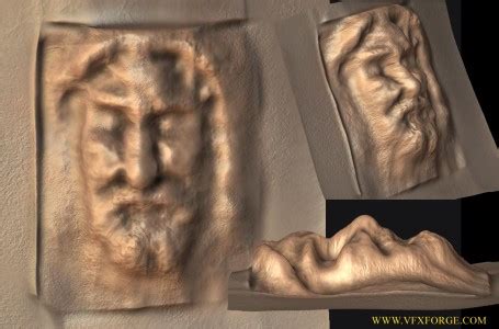 New 3D Rendering of the Shroud of Turin Face by John Chen | Shroud of Turin Blog