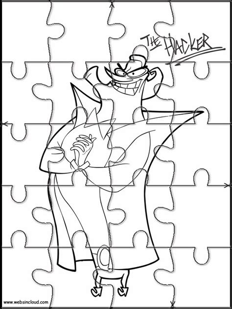 Printable Puzzles for kids Cyberchase 12