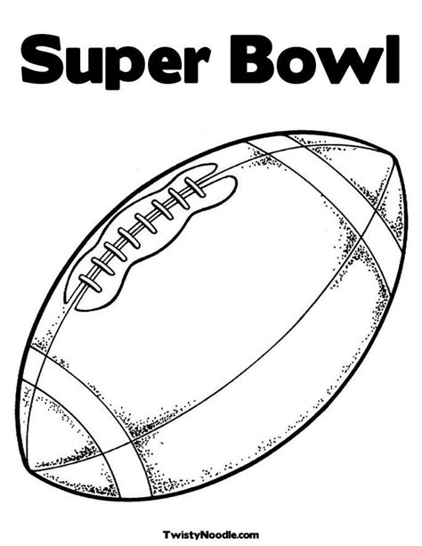 Free Superbowl Coloring Pages - Coloring Home