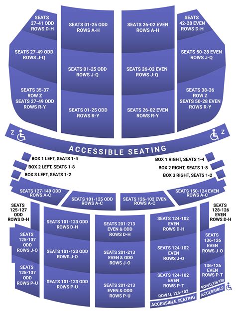 Seating Chart – Los Angeles Orpheum