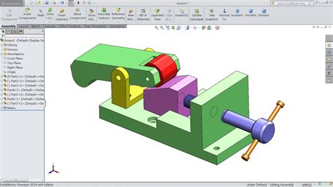 Design And Assembly of Clamp in SolidWorks | SolidWorks tutorial - YouTube