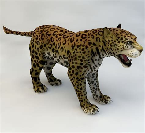 Jaguar Animated 3D Model animated rigged MAX C4D | CGTrader.com