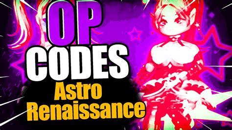 Astro Renaissance CODES - ROBLOX Astro Renaissance [NEW UPDATE 2023] - YouTube