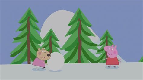 My friend Peppa Pig - The Forest and Snowy mountain - YouTube