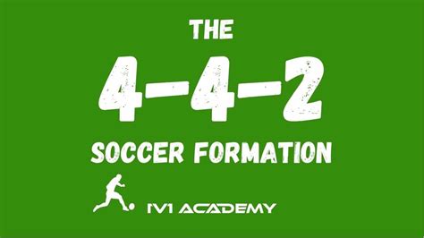 The 4-4-2 Soccer Formation - 1v1Academy