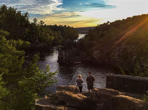 View of the St. Croix National Scenic River from Interstate State Park | Saint croix falls ...