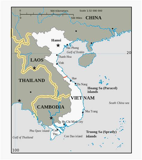 Democratic Republic Of Vietnam Map, HD Png Download - kindpng