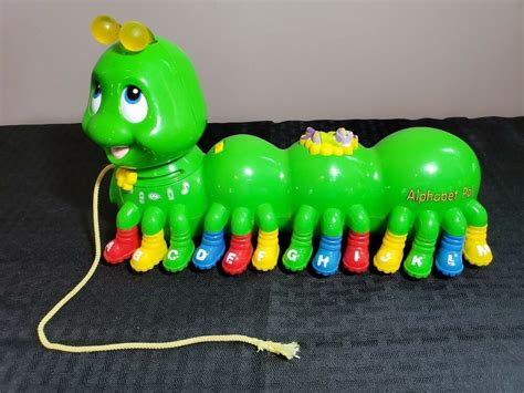 2001 Leap Frog Alphabet Pal Learning Green Caterpillar - Works #LeapFrog | Caterpillar toys ...