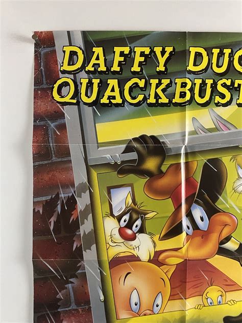 DAFFY DUCK QUACKBUSTERS Movie Poster (Fine) 1SH 27x40 1/4 1988 Looney 21277 | eBay