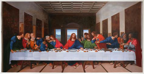 The Last Supper Leonardo Da Vinci Hand-painted Oil Painting - Etsy Ireland