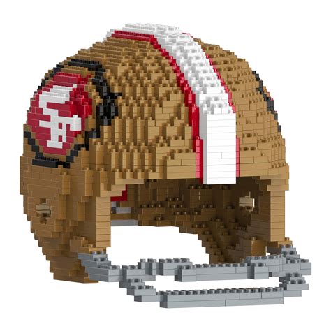 San Francisco 49ers NFL MEGA BRXLZ 3D Helmet