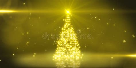 Yellow Light Christmas Tree Stock Image - Image: 27103531