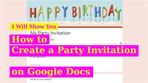 Google Drive Invitation Template