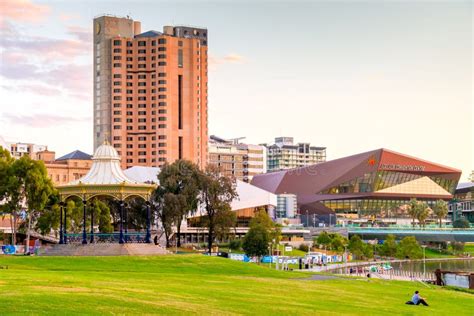 Adelaide city skyline editorial stock photo. Image of authentic - 91705753