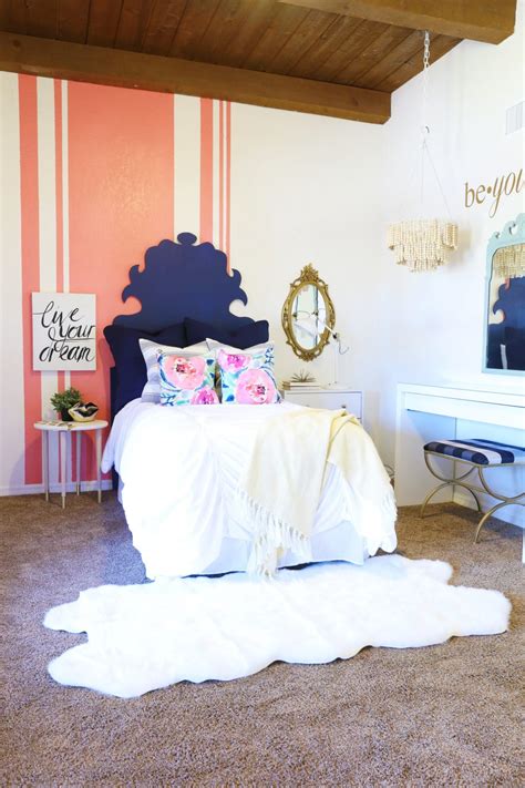 Colorful and Eclectic Teenage Bedroom Makeover - Classy Clutter