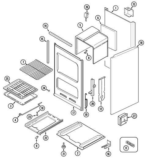 Magic Chef Oven Parts Diagram