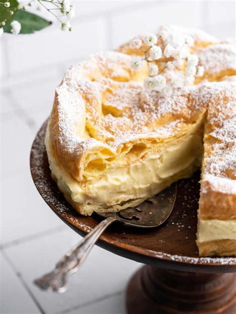 Karpatka (Polish Carpathian Cream Cake Recipe) - An Edible Mosaic™