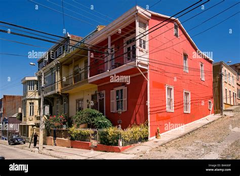 Chile, Valparaiso Region, Valparaiso, historic district listed as World ...