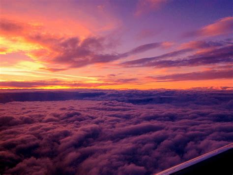 Sunset Above The Clouds | Above the clouds, Clouds, Sky and clouds