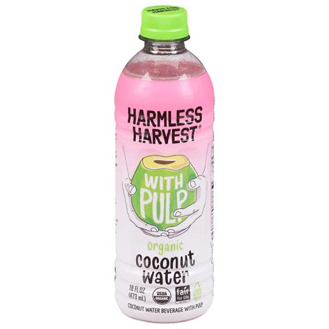 HARMLESS HARVEST Organic Coconut Water with Pulp - Shop Coconut water at H-E-B