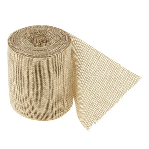 Buy Craft Ribbon Roll 6 Inch Wide Decorative Burlap Fit for Gifts Wedding at affordable prices ...