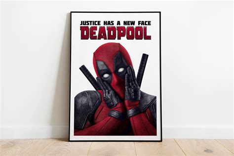 Deadpool Movie Poster Classic Vintage Wall Art Print Film | Etsy