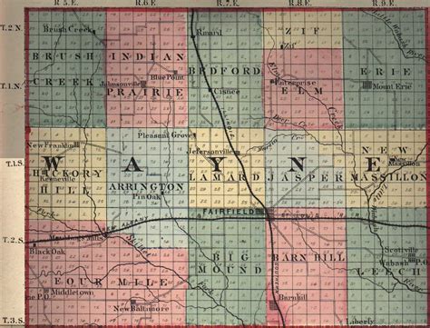 Wayne County, Illinois: Maps and Gazetteers