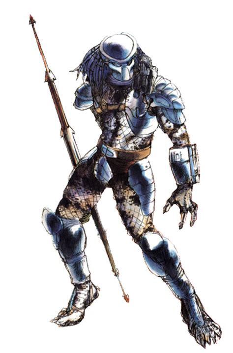 Concept art of Predator Warrior from the Alien vs. Predator arcade game Alien Vs Predator ...