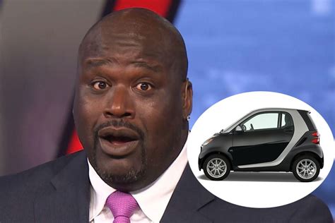 Shaq managed to cram himself in a Smart Car and drive it down a city street | Phresh