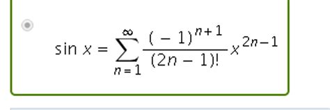 Solved Determine the Taylor series about the point x0=0 for | Chegg.com