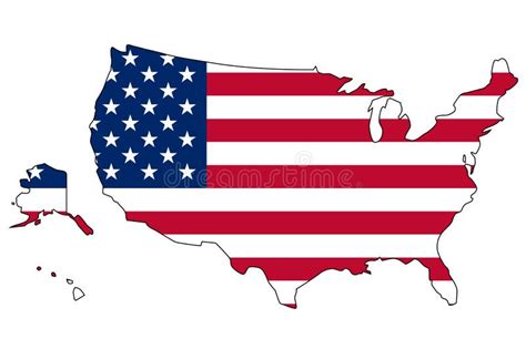 USA flag and map stock image. Image of american, plan - 6954369