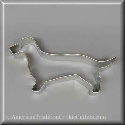 5.5" Dachshund Metal Cookie Cutter| American Tradition Cookie Cutters