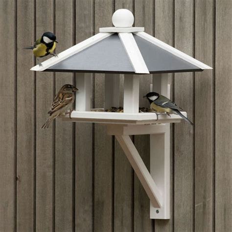 Wall Mounted Bird Tables: Fix to Fence Post or Masonry - Bird Barn