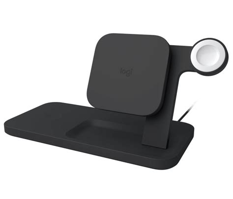 Logitech Powered 3-in-1 Charging Dock - Qi Enabled Wireless Charger