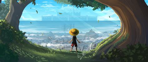 2560x1080 Monkey D Luffy One Piece Art 2560x1080 Resolution Wallpaper, HD Artist 4K Wallpapers ...