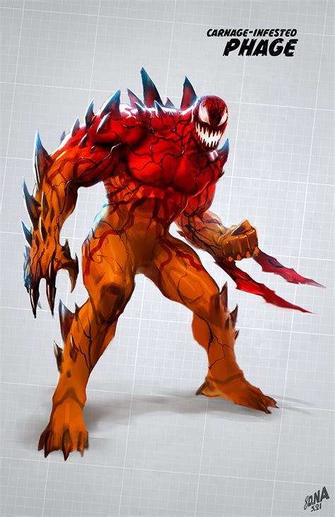 ArtStation - Phage | Extreme Carnage Concept Art, David Nakayama | Marvel spiderman art, Marvel ...